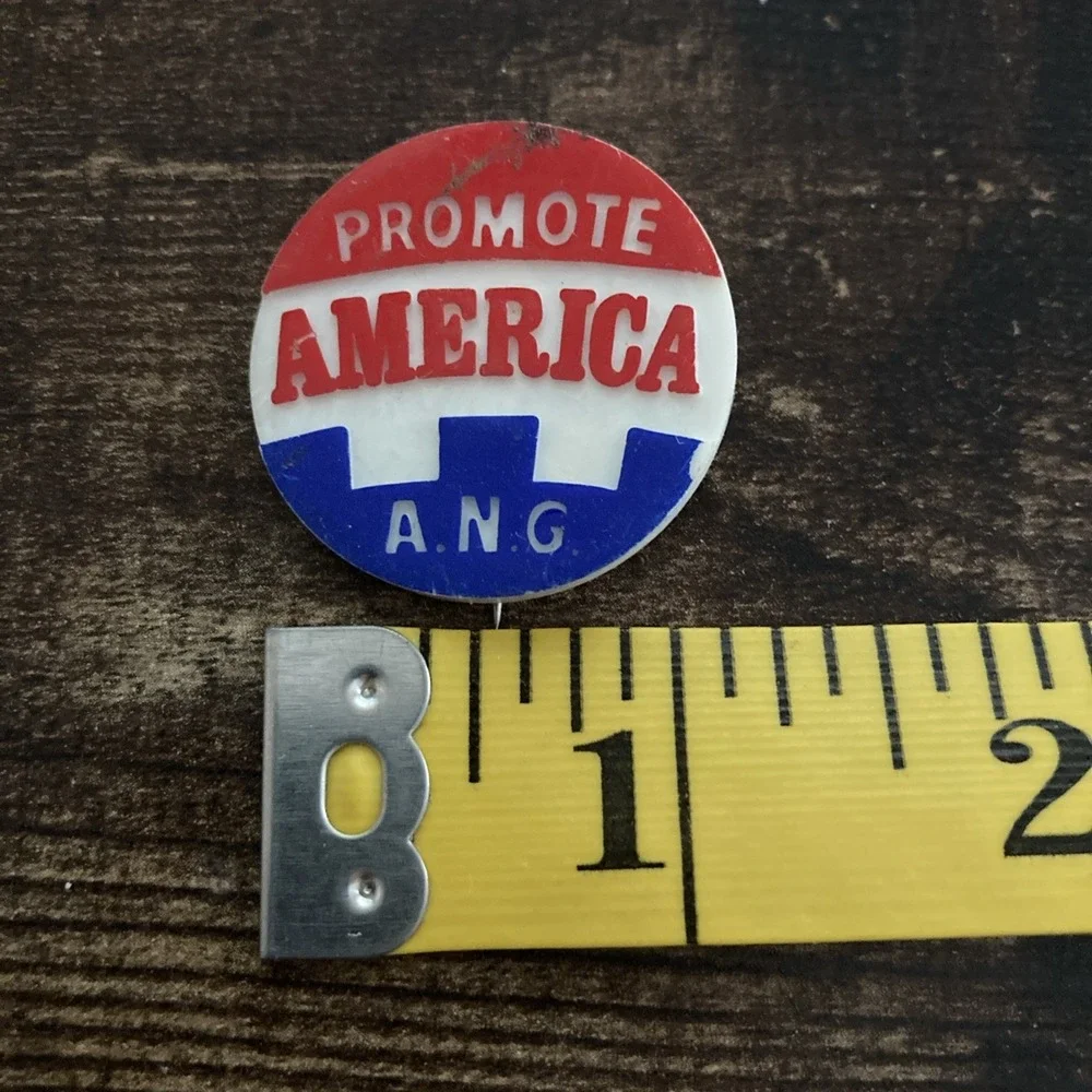 Hat Pin Promote America A.N.G. Pinback Pin Button 1